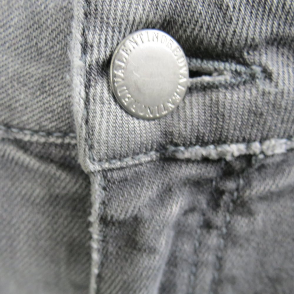 Red Valentino Jeans with Ruffled Pockets - Picture 7 of 9